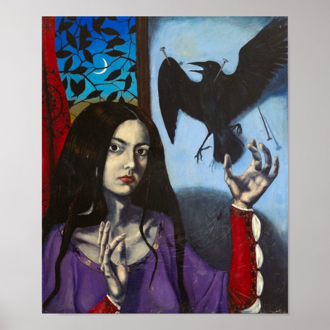 "Cat's Cradle", por Christiane Cegavske Poster (Frente)