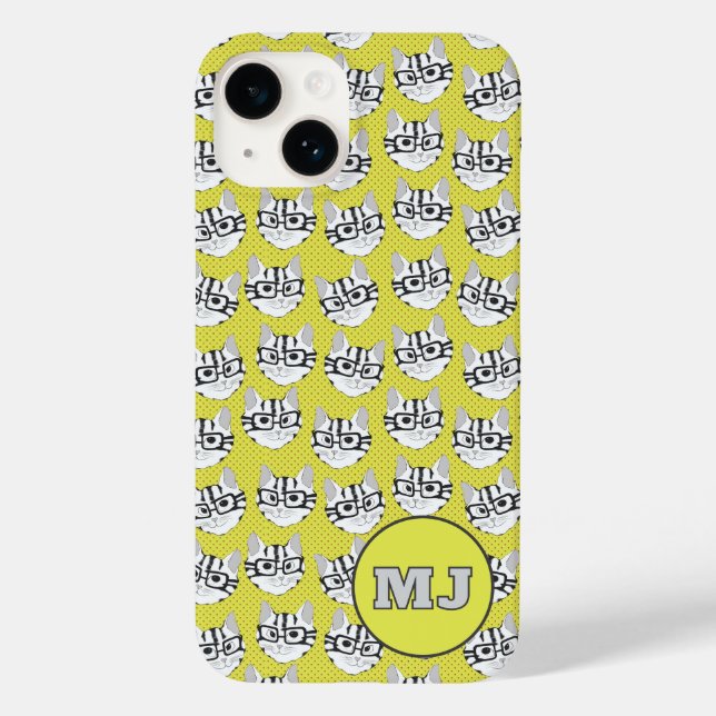 Cats of Cadstudios 2.0 - Yellow iPhone / iPad case (Verso)