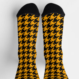 Catstooth Black e Orange Halloween Houndstooth