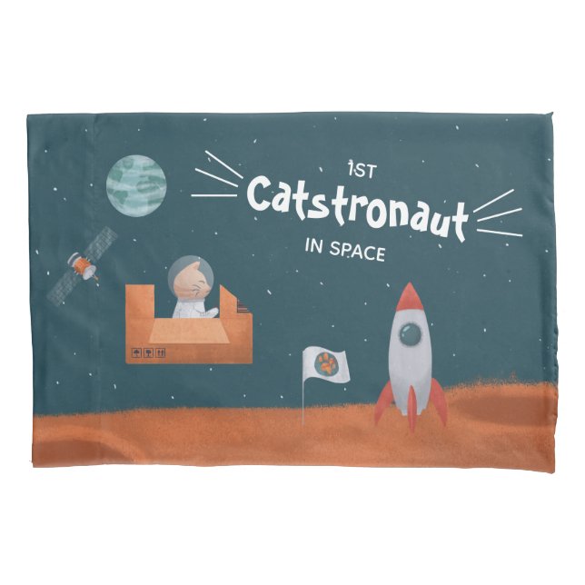 Catstronauta Whimsical no Espaço, Gatos em Marte,  (Frente)