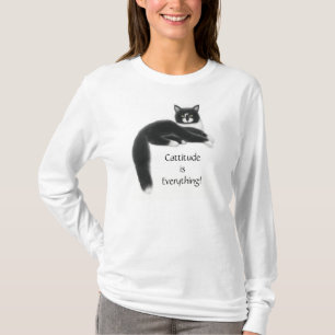Cattitude é tudo camisa de Bella Flowy