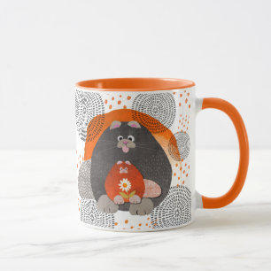 CATZ PAJAMAZ caneca de 11 onças