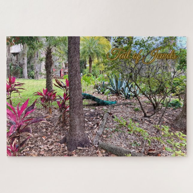 Cauda das joias - Quebra-cabeça silenciosos de emb (Horizontal)