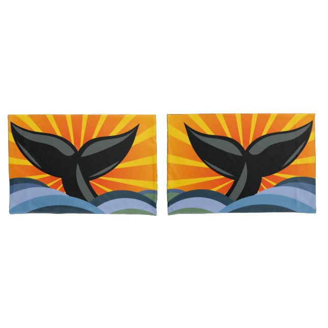 Cauda de baleia e ondas oceânicas (Frente - conjunto)