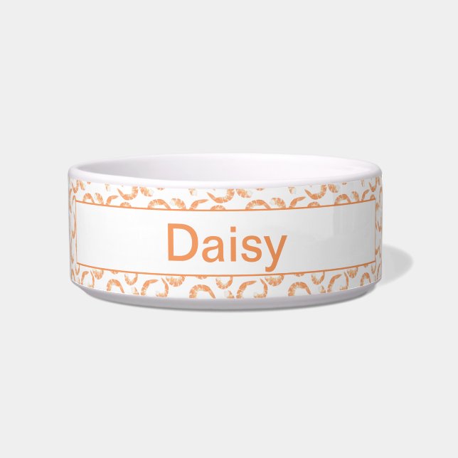 Caudas de Camarão Cozidas Personalizadas - Tigela  (Frente)