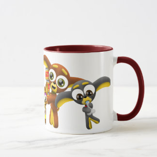 Caudas do Taco - caneca de três chihuahuas