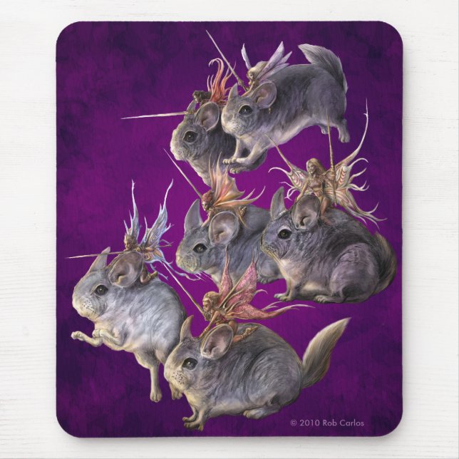 Cavalaria Mousepad da chinchila (Frente)