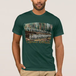 Cavalaria Tropa na Camisa dos Homens da Sequoia