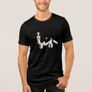 cavaleiro carles spaniel preto e branco