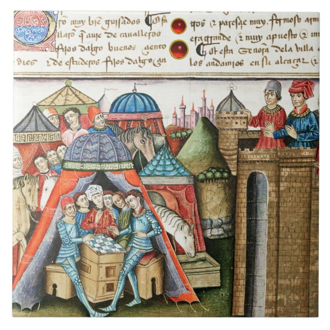 Cavaleiro Cifar assiste o acampamento inimigo joga (Frente)