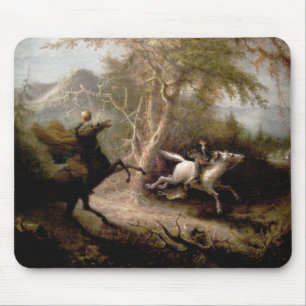 Cavaleiro decapitado oco sonolento Mousepad