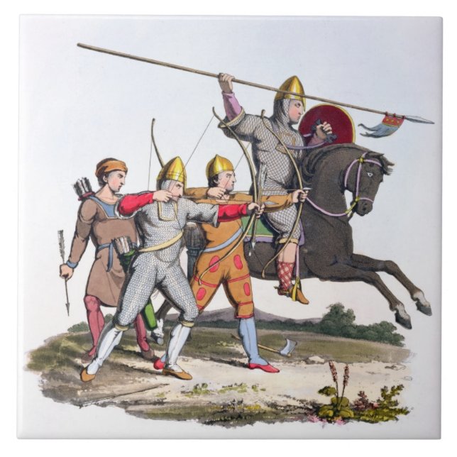 Cavaleiro e arqueiros normandos, 1066, 'do braço (Frente)