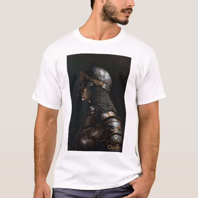 Cavaleiro Medieval cavaleiro na Camisa das Sombras (Frente)