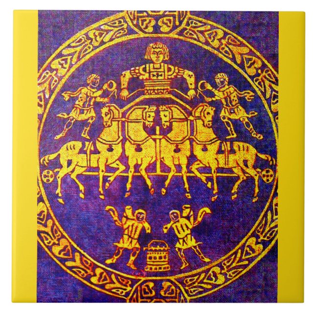 Cavaleiro medieval do século 12 e soldados (Frente)