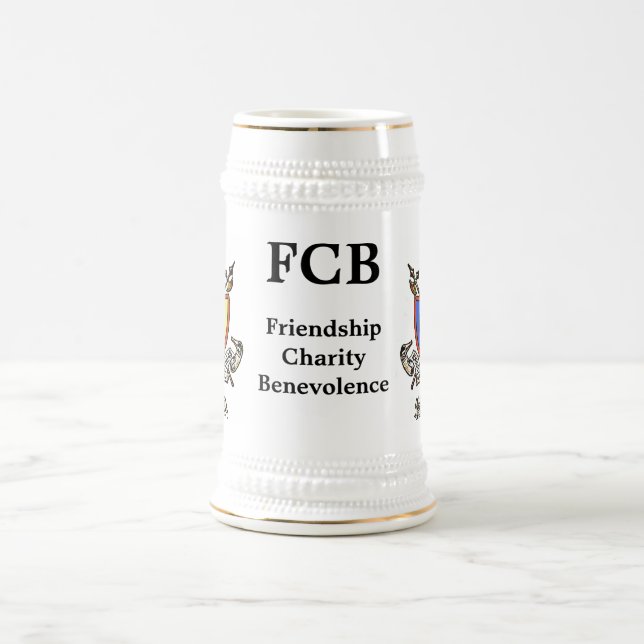 Cavaleiros da caneca de cerveja do logotipo dos (Centro)