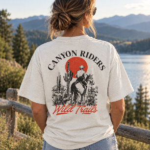 Cavaleiros do Canyon Western Cowboy Deserto