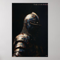 Cavaleiros medievais em Armor Poster