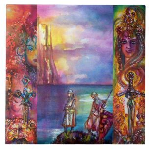 Cavaleiros medievais PENDRAGON,Lago Sunset,Fantasi