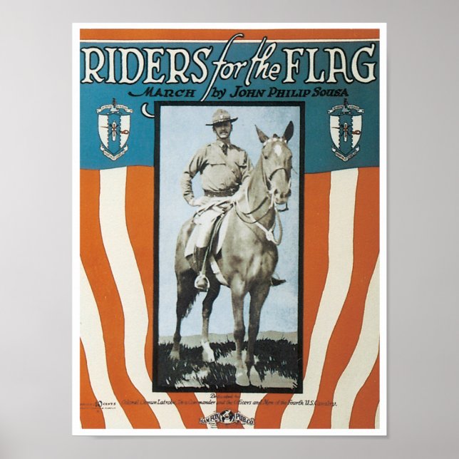 Cavaleiros Para O poster De Sinalizador (Frente)