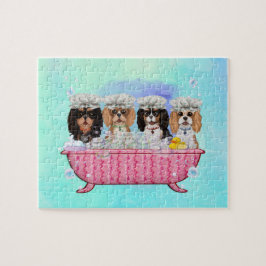 Cavaleiros Scrub-a-Dub-Quatro em um Quebra-cabeça