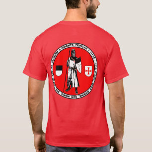 Cavaleiros Templar que levanta a camisa do selo