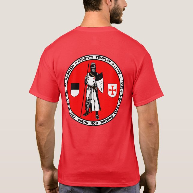 Cavaleiros Templar que levanta a camisa do selo (Verso)