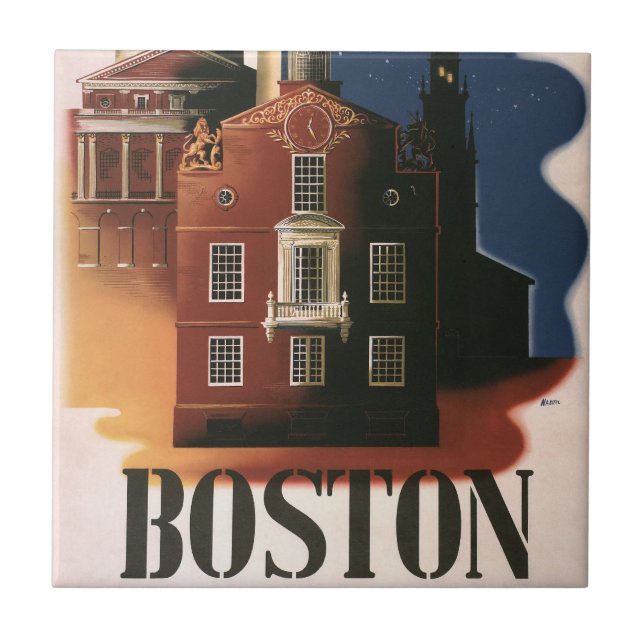 Cavalgada de Paul Revere em Boston, Massachusetts  (Frente)