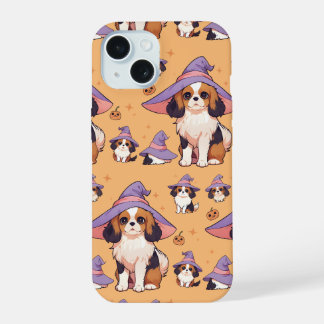 Cavalier King Charles chapéu de bruxa pastel hallo