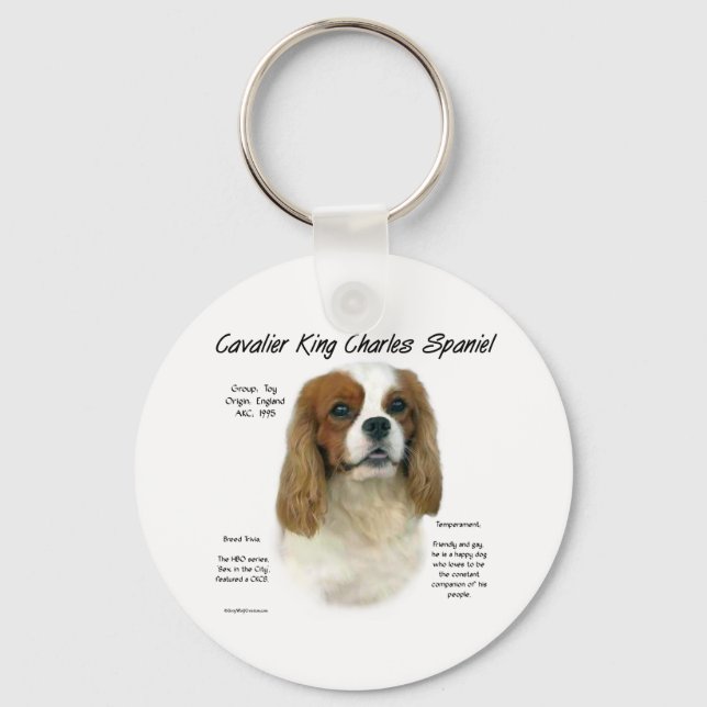Cavalier King Charles Spaniel Breed Chaveiro (Frente)