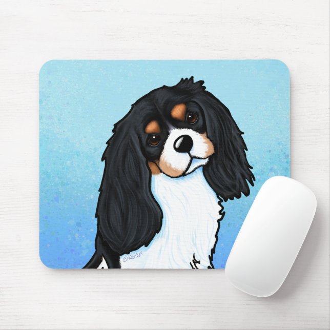 Cavalier King Charles Spaniel Dog Mousepad (Com mouse)