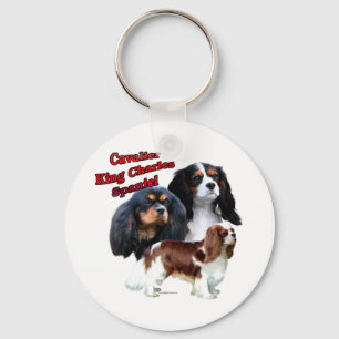 Cavalier King Charles Spaniel Trio 2 - Chaveiro