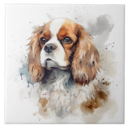Cavalier King Charles Spaniel Watercolor