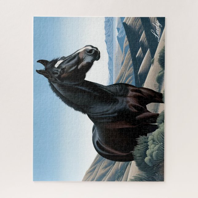 Cavalo 500 Peça Quebra-cabeça (Vertical)