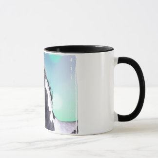 Cavalo aciganado de Vanner 11 onças. Caneca café