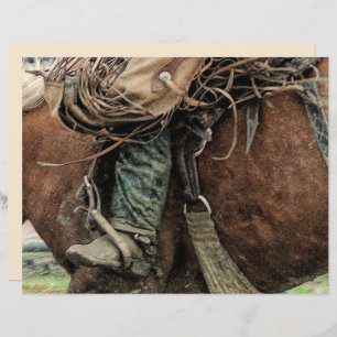 Cavalo Andando Rodeio Ocidental