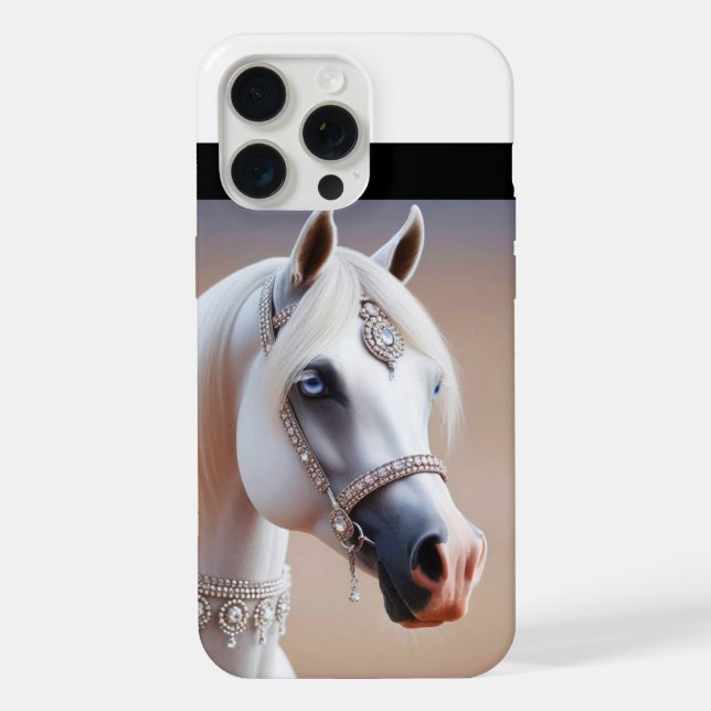 Cavalo Árabe Branco (Verso)