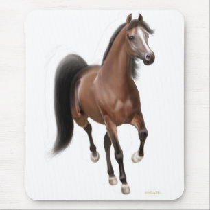 Cavalo árabe Mousepad trotar