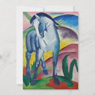 Cavalo Azul de Franz Marc, Vintage Fine Art