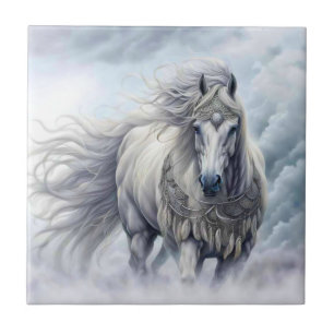 Cavalo Branco Bonito Tribal