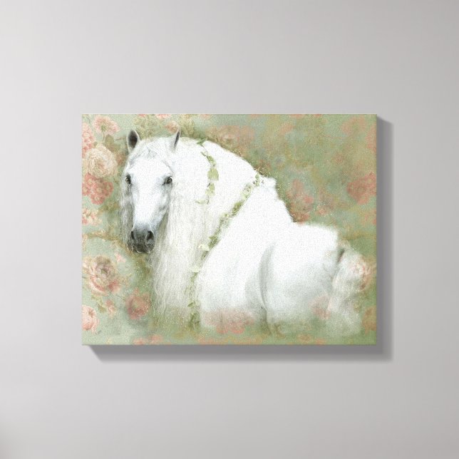Cavalo Branco - Canvas (Frente)