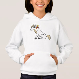 Cavalo branco da acção de graças com penas de