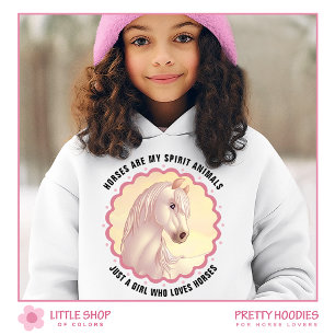 Cavalo Branco Personalizável para Meninas