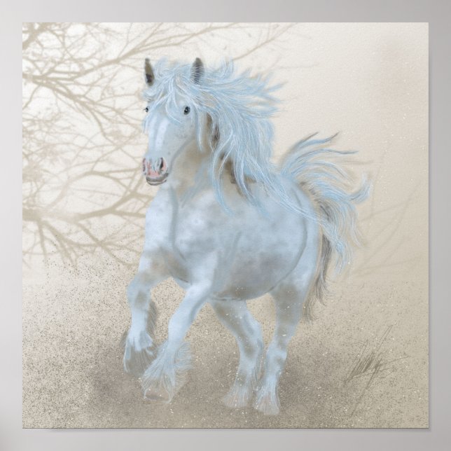 Cavalo Branco - Poster (Frente)