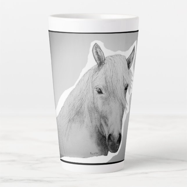 Cavalo, caneca de café (Frente)