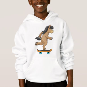 Cavalo como Patinador com skate