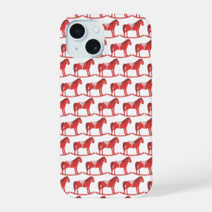 Cavalo de Balanço Escandinavo de Natal com Padrão