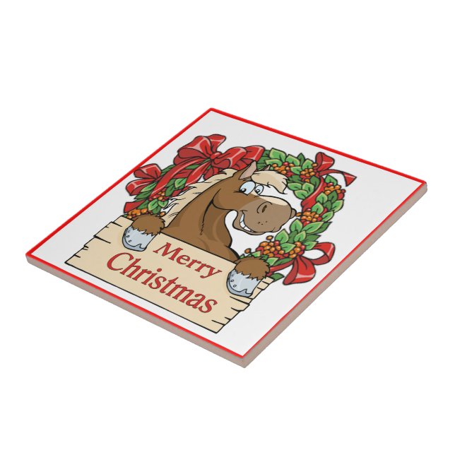 Cavalo de Natal Ocidental com Sinal de Terra (Lateral)