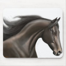 Cavalo de raça Mousepad do puro-sangue