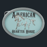 Cavalo de um quarto americano<br><div class="desc">Mostre fora seu amor para o cavalo de um quarto americano com este design ocidental original pelo artista Melissa Hughes.</div>