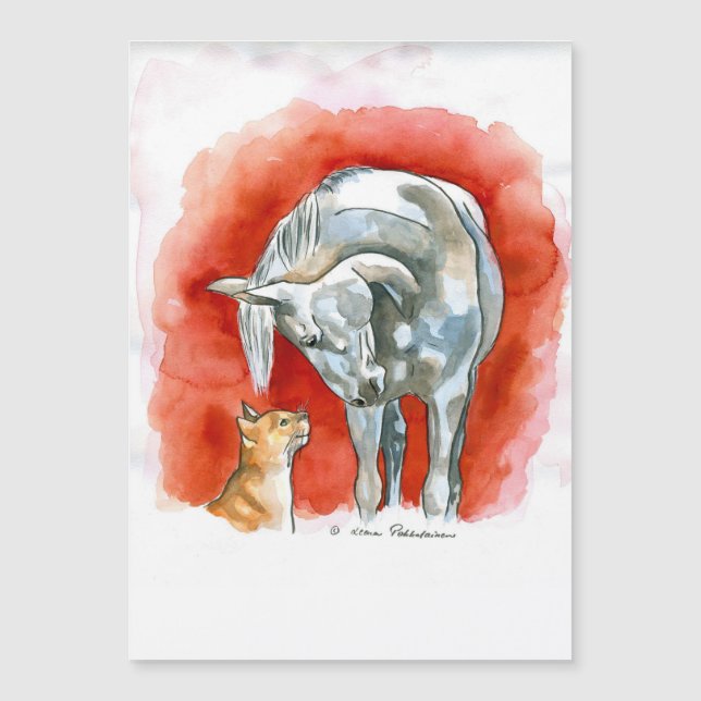 Cavalo e gato (Frente)